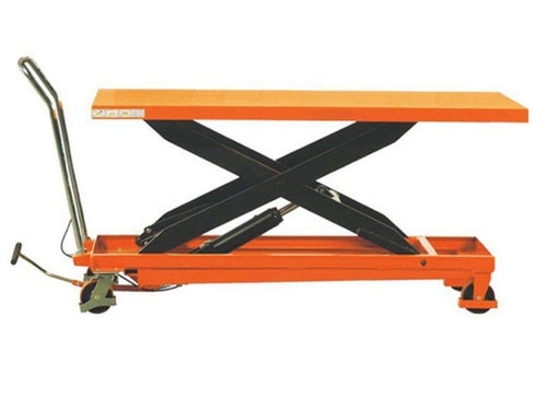 Noblelift Manual Large Scissor Table - materialhandlingequipment