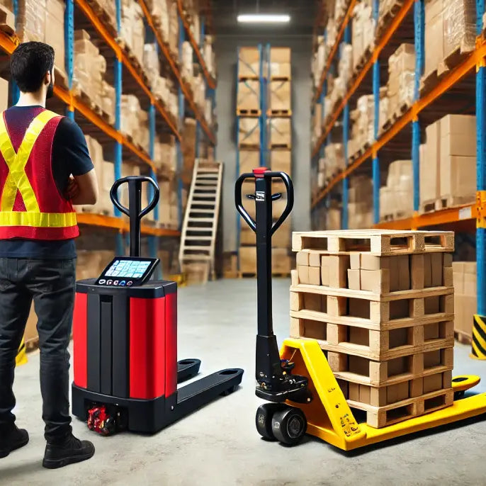 Electric Pallet Jack vs Manual Pallet Jack