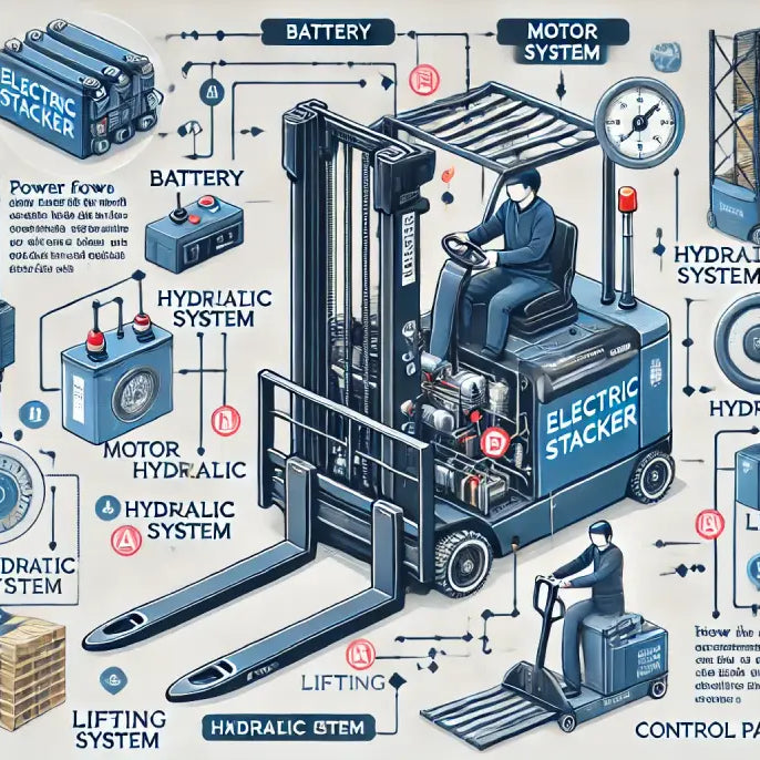 How Does an Electric Stacker Work? A Comprehensive MHE Guide