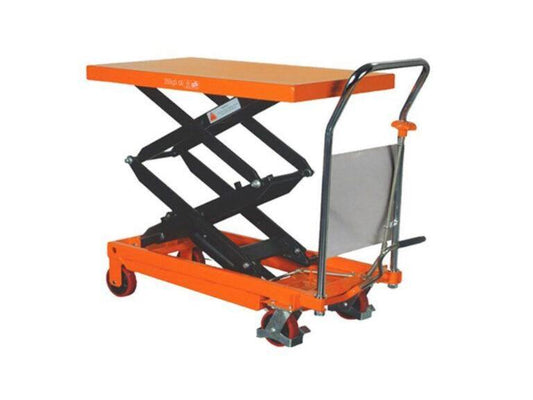 Noblelift Manual Double Scissor Lift Table - materialhandlingequipment