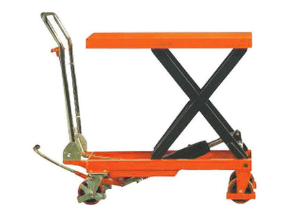 Noblelift Manual Single Scissor Lift Table for material handling equipment.