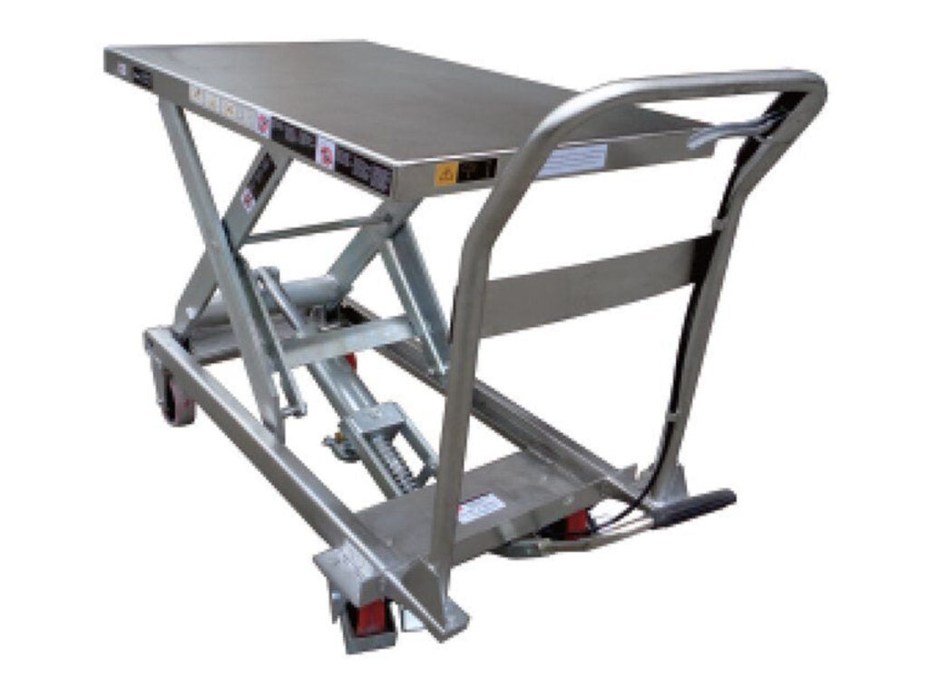Noblelift Manual Stainless Steel Lift Table 770-1100lbs 350-500kg